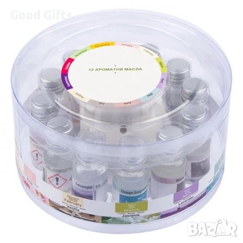 Голям комплект 12бр етерични масла + свещник, снимка 2 - Други - 39220568