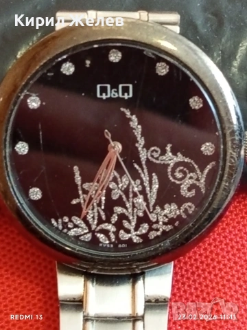 Модерен дамски часовник Q/Q QUARTZ много красив стилен дизайн 51700, снимка 4 - Дамски - 53590565