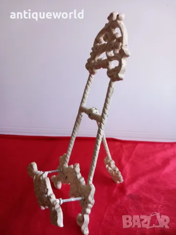 Стара Барокова Стойка,Поставка за Картина , Книга, снимка 4 - Антикварни и старинни предмети - 49410500