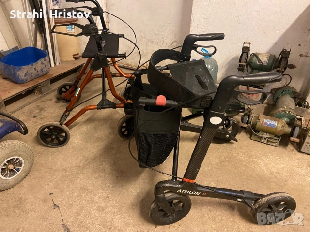 Ролатор проходилка алум и карбон