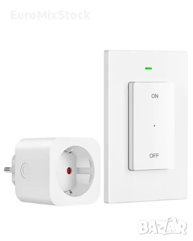 Радио контакт с магнитен стенен превключвател DEWENWILS 3680W, 30м