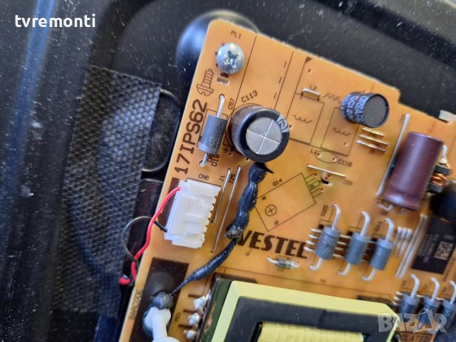 POWER BOARD ,17IPS62 TELEFUNKEN 32HA6001 for 32inc DISPLAY  VES315WNGB-2D-N52, снимка 2 - Части и Платки - 44224511