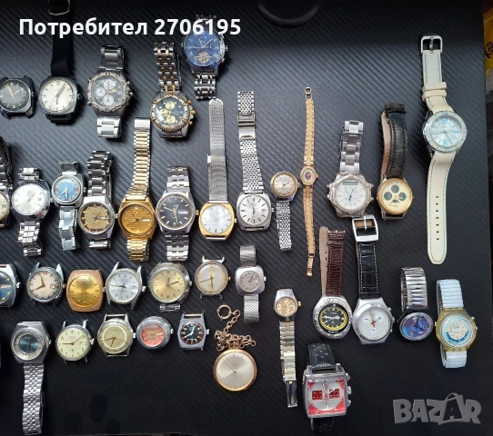 Лот от часовници - механични и кварцови , снимка 13 - Мъжки - 53192022