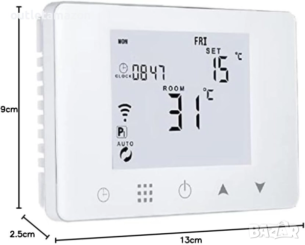 Homcloud CTW Цифров хронотермостат Smart Wi-Fi за газови и водни бойлери, снимка 6 - Друга електроника - 52733109