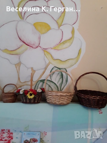 Кошници плетени, снимка 2 - Декорация за дома - 53504715