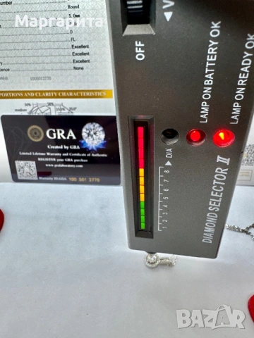 Сребърно колие с мойсанит (диамант) 0.5 карата, снимка 13 - Колиета, медальони, синджири - 53205738