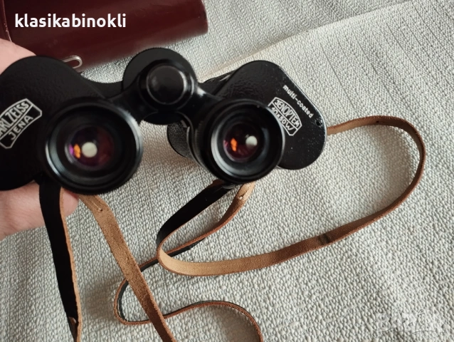 ТОП Бинокъл Carl Zeiss Jena-JENOPTEM-MULTI-COATED -10 х 50W-ГДР--КАТО НОВ, снимка 4 - Екипировка - 53578403