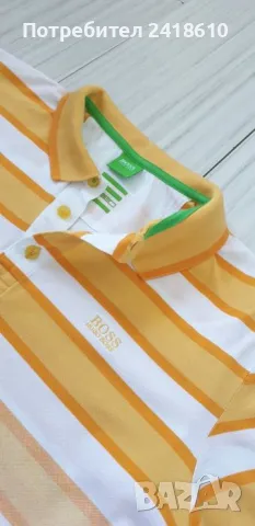 Hugo Boss  Pique Cotton Mens Size 50 / L НОВО! ОРИГИНАЛНА Тениска!