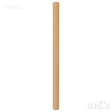 vidaXL Параван за стая, бамбук, ширина 250 см, височина 165 см, натурален цвят, снимка 5 - Паравани - 56146469