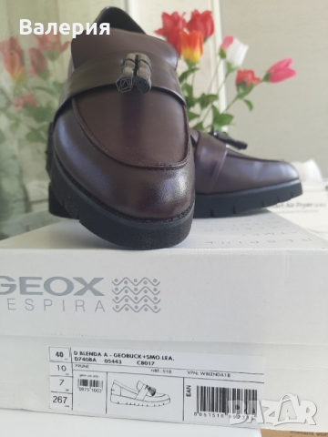 Нови мокасини GEOX, снимка 4 - Дамски ежедневни обувки - 36086881