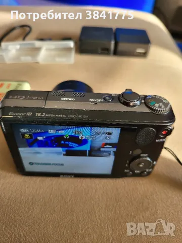 Sony DSC-HX10V с три батерии, снимка 6 - Фотоапарати - 49562703