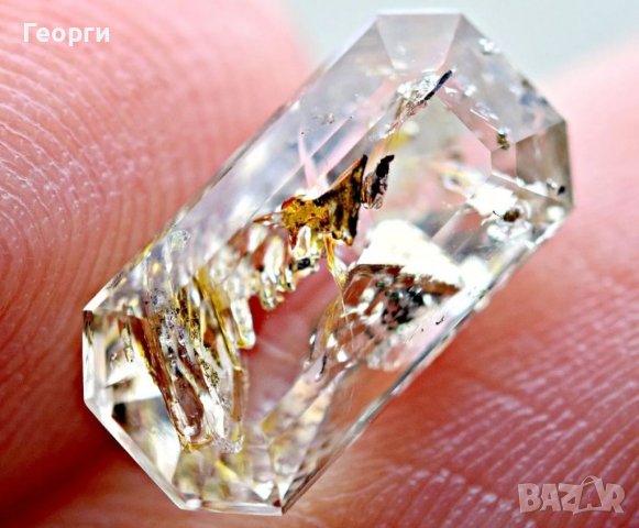 Уникален ултра рядък  петролен кварц диамант, снимка 9 - Други - 38870392