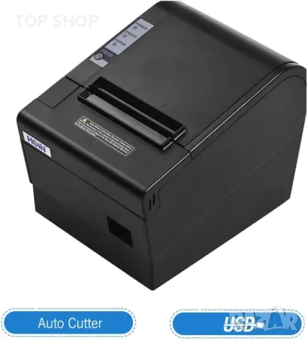 Принтер за етикети Hoin 80mm HOP-E802 термален, снимка 2 - Принтери, копири, скенери - 48788756