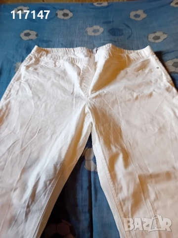 бели дамски макси дънки 3хл, снимка 2 - Дънки - 51856995