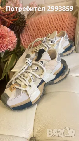 сникърси Долче и Габана 37*D&G Colour Block Lace-Up Sneakers, снимка 8 - Маратонки - 44871955