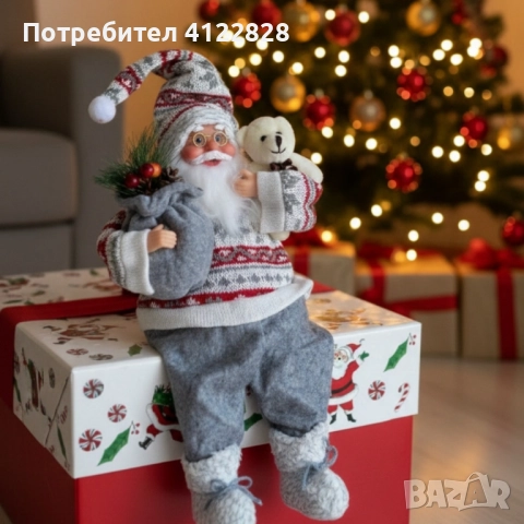голям Дядо коледа, снимка 2 - Декорация за дома - 52578189