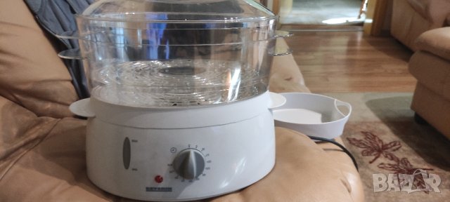 уред за готвене на пара на зеленчуци и ядки Северин 1000 вата 50 лв, снимка 3 - Сушилни - 42478760