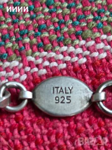 Сребърна гривна ITALY, снимка 2 - Гривни - 56359205