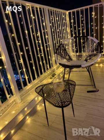 🎇200 LED 22 метра соларни лампички 8 режима Коледна лента украса и декорация за ограда на тераса🎇, снимка 1