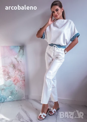 Елегантен дамски комплект от две части SABRINA     , снимка 4 - Комплекти - 50750632