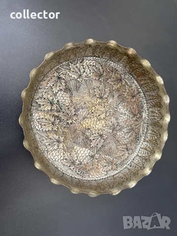 Ръчно кован / чукан османски съд. №7949, снимка 4 - Антикварни и старинни предмети - 53824835