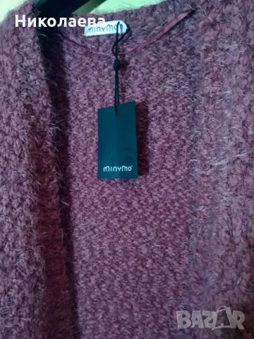 Тъмно розова жилетка нова-М, снимка 2 - Жилетки - 34846557