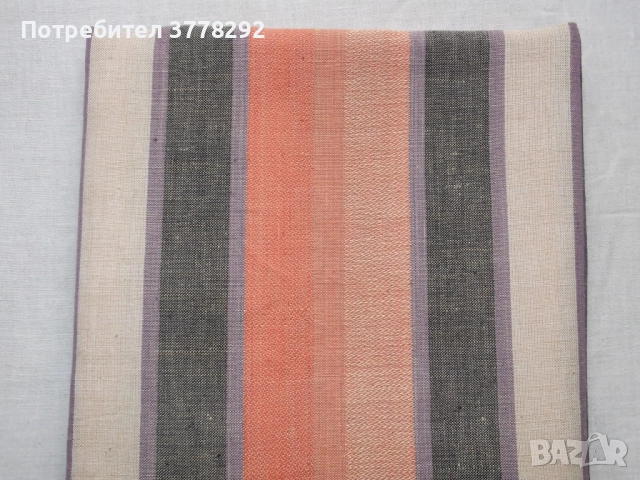 Ленени и памучни платове за облекло, българско производство, около 27 лв за линеен метър, снимка 2 - Платове и дамаски - 52011312