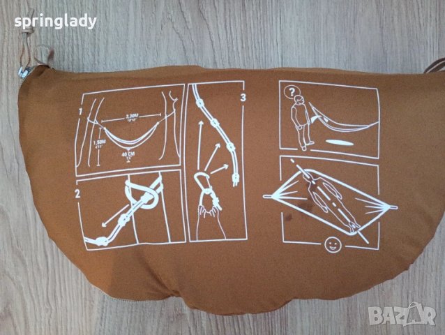 Комфортен двоен хамак, снимка 2 - Градински мебели, декорация  - 51357785