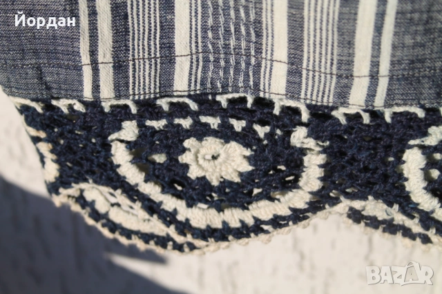 Ленена ръчнотъкана покривка , снимка 6 - Покривки за маси - 53596683