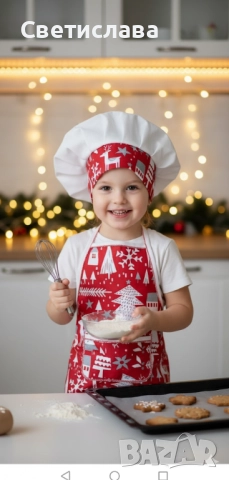 готвач, шапка и престилка 92-140см, снимка 3 - Други - 40629167
