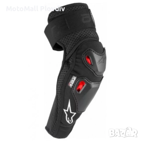 Налакътници ALPINESTARS BIOPRO BLK/RD/WHT, снимка 2 - Аксесоари и консумативи - 51508477