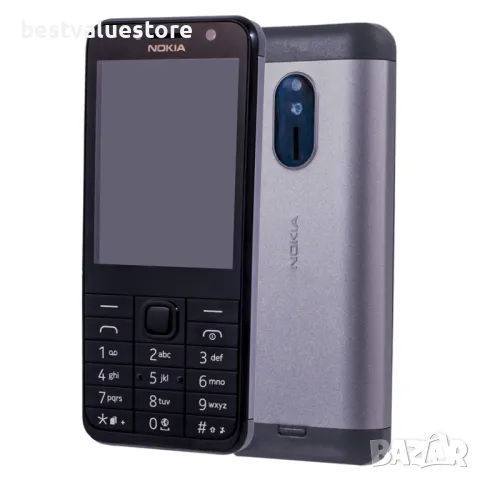 Nokia 230 2024 Dual Black Мобилен Телефон Gsm 2.80 ", Задна Камера 2.0 MPx