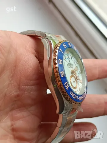 Топ Role 44mm.Yacht Master II GMT bi colour Ceramic дубликат Clone Часовник , снимка 7 - Мъжки - 50011801