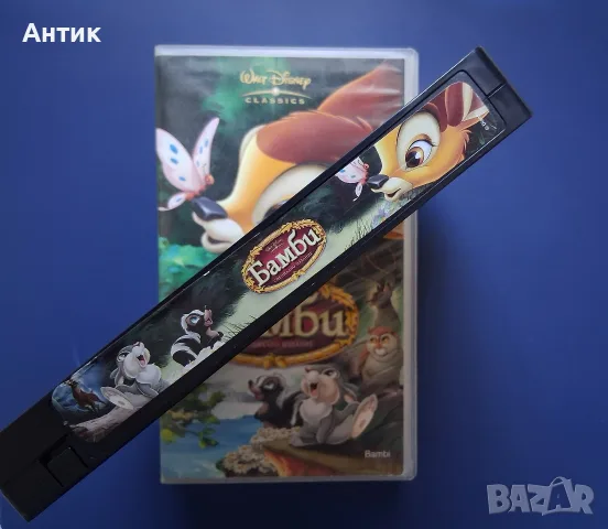 Видеокасета VHS Бамби / Walt Disney Анимация, снимка 3 - Други жанрове - 56006642