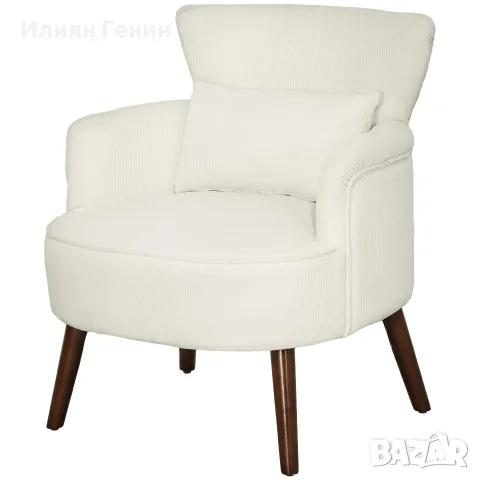 Модерно кресло HOMCOM, снимка 11 - Дивани и мека мебел - 56302811