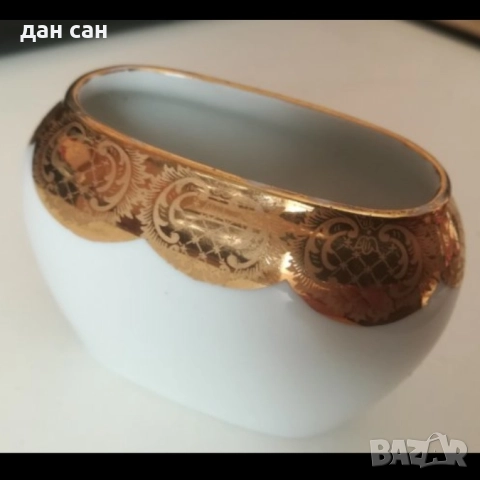 Bavaria Italy порцелан с позлата маркирана, снимка 13 - Антикварни и старинни предмети - 46589344