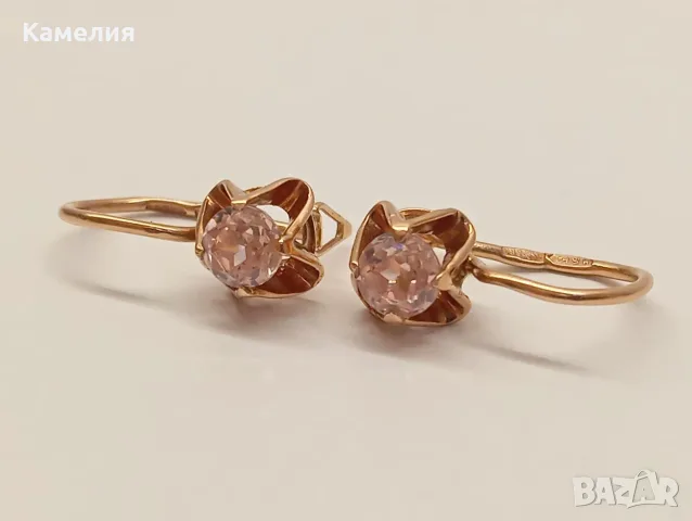 Руско злато. Обеци , снимка 5 - Обеци - 55776216
