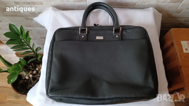 Мъжка чанта - Ermenegildo Zegna - естествена кожа - Made in Italy