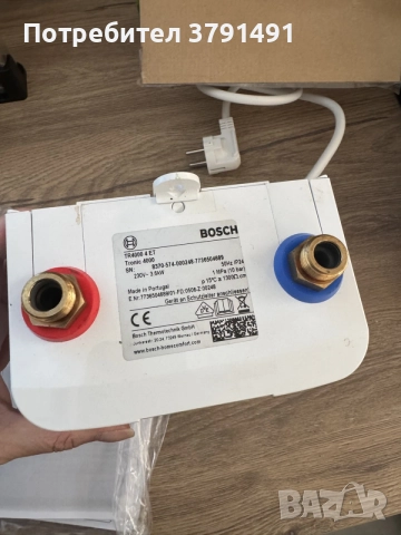 ПРОТОЧЕН БОЙЛЕР BOSCH TR4000 , снимка 3 - Бойлери - 56079903