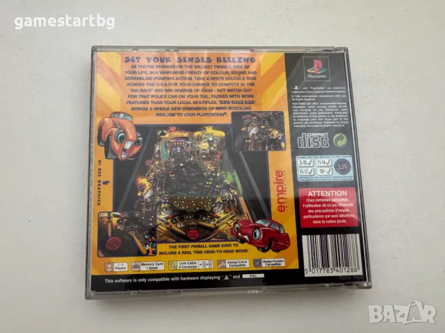 Pro-Pinball Big Race USA за PS1, снимка 2 - Игри за PlayStation - 50230261