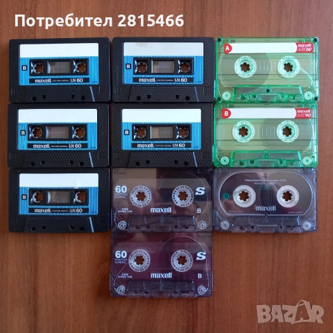 Лот 10бр. аудио касети MAXELL, снимка 3 - Аудио касети - 53588668