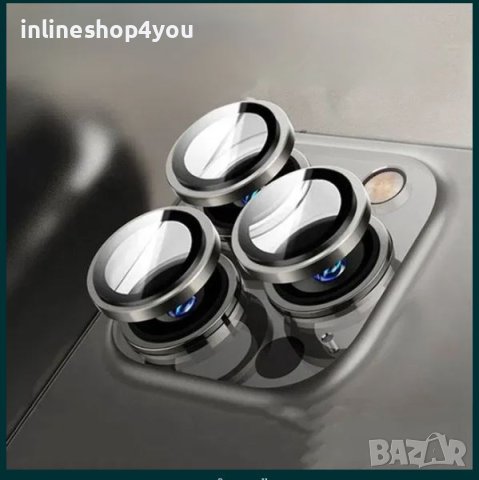 Стъклени Рингове за Камера за Apple iPhone 15 Pro | 15 Pro Max Plus, снимка 7 - Фолия, протектори - 42334475