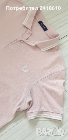 Fred Perry Pique Cotton Mens Size M ОРИГИНАЛ! Мъжка Тениска!, снимка 1