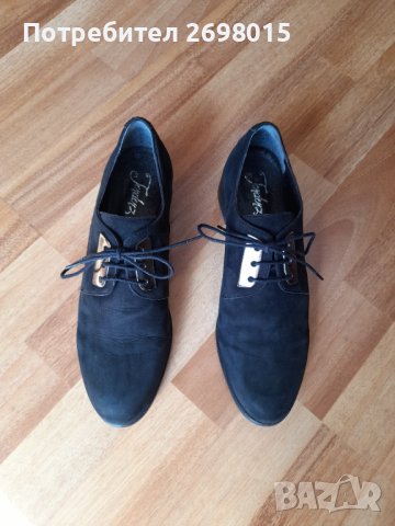 Черни елегантни обувки номер 38, снимка 2 - Дамски елегантни обувки - 42162982