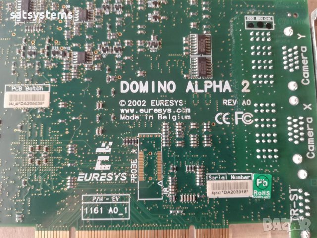 Euresys Domino Alpha 2 Industrial PCI Card, снимка 9 - Комплекти за видеонаблюдение - 42463790