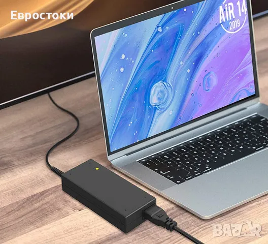Зарядно устройство за лаптоп HP, 45W,19,5V 2,31A захранване за лаптоп HP, синя букса (4,5 mm x 3 mm), снимка 4 - Захранвания и кутии - 49157278