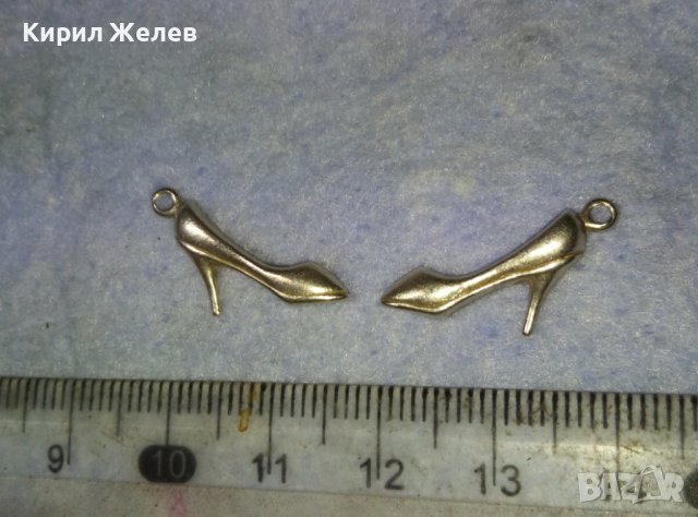 Две ЕЛЕГАНТНИ СРЕБЪРНИ ДАМСКИ ПАНТОФКИ ОБУВКИ - АРТ ВИСУЛКИ 40055, снимка 13 - Бижутерийни комплекти - 42380572