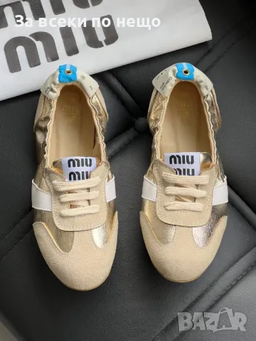 Miu Miu Дамски Маратонки👟Дамски Спортни Обувки Миу Миу - Налични Различни Цветове Код E215, снимка 8 - Маратонки - 50411277