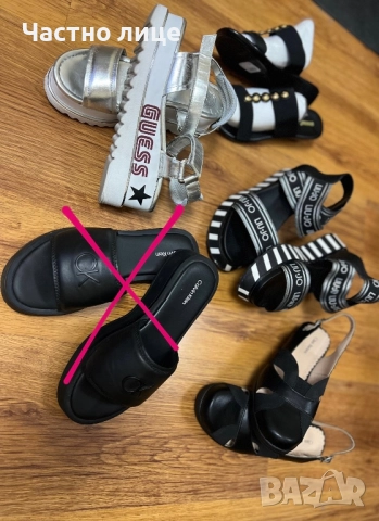 Сандали Liu jo, Guess, Calvin Klein,чехли, кожени сандали, снимка 1