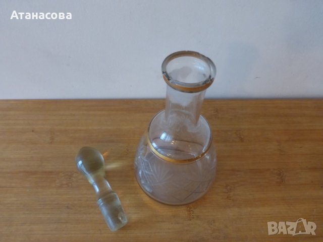 Стъклен сервиз за ракия 1940 г, снимка 5 - Сервизи - 41005064